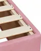 vidaXL Bedframe, roze, 200x200 cm, fluweel Productafbeelding-voorbeeld 6