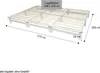 Homestyle4u Massivholz Familienbett Palettenbett 270x200 cm Produktbild-Vorschau 7