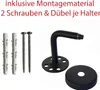 Handlauf schwarz pulverbeschichtet V2A Edelstahl Geländer Produktbild-Vorschau 5