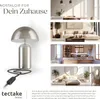 Malá retro stolní lampa Altea, hřibovitý design, 40 W - Náhled obrázku produktu 6