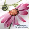 polyester duschvorhang mit blumen pflanzen aquarell design, Produktbild-Vorschau 6