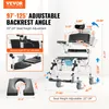 Invalidní vozík do sprchy VEVOR, 440 mm široký toaletní Náhled obrázku produktu 2