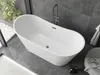 Mexen Montana freistehende Badewanne 180 x 90 cm, weiß, Produktbild-Vorschau 3