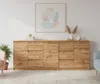 Komoda Zestaw 200 cm Dąb Wotan 6 Szuflad 3 Drzwi Duża do Podgląd zdjęcia produktu 4