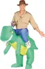 Dinosaurier Karneval Kostüm Aufblasbar Spaß Tier Safari Produktbild-Vorschau 2