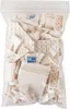 A clear, well-lit studio shot of a bag of white LEGO bricks against a white background. Produktbild-Vorschau