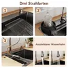 SONNI Breite Seite quadratisches Spülbecken 80 x 45 x 25,8 Produktbild-Vorschau 8