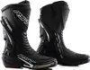 A pair of black motorcycle boots. Podgląd zdjęcia produktu