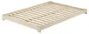 Niederflurbett Doppelbett 140x200 Fichte massiv unbehandelt Produktbild-Vorschau 1