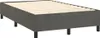 vidaXL Boxspringbett mit Matratze Dunkelgrau 120x200 cm Produktbild-Vorschau 3