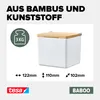 tesa Baboo Badorganizer S Bambusdeckel Wandmontage ohne Produktbild-Vorschau 2