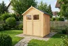 WOODTEX Naturbelassen 180 x 174 cm Gartenhaus Sylta 2, 14 Produktbild-Vorschau 7