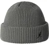 Kangol 2-in-1 Strickmütze und Beanie Cardinal in grau
