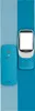 A blue Nokia feature phone is shown from the front and back against a split blue background. Náhľad obrázku produktu
