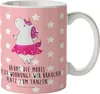 Mr. & Mrs. Panda Plastikbecher Einhorn Ballerina - Rot Produktbild-Vorschau 1