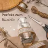 praknu, Kleine schlanke Glas Vase, transparent, rund, 12,5 Produktbild-Vorschau 5