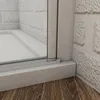 100x100x185cm ESG Nano Glas Drehtür Eckeinstieg Pendeltür Produktbild-Vorschau 7