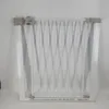 A white metal safety gate is shown against a white background. Produktbild-Vorschau