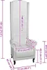 vidaXL Fauteuil à haut dossier Blanc Similicuir Voir les images du produit 5