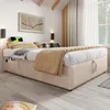 Flieks Polsterbett 160x200cm ohne Kopfteil, Doppelbett Produktbild-Vorschau 2