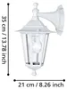 Applique Laterna Blanche éclairage Extérieur Classique Et Voir les images du produit 4