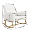 Fauteuil berçant INONEFT avec dossier haut, fauteuil à Voir les images du produit 5
