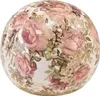 Keramik Kugel Rosen Steingut Deko Vintage 12cm Produktbild-Vorschau 3