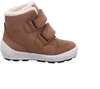 A single brown winter boot for a child, shown from the side against a white background. Podgląd zdjęcia produktu