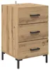 vidaXL Noční stolek Artisan dub 40 x 40 x 66 cm materiál na Náhled obrázku produktu 2