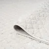 Teppich Hochflor Wohnzimmer - 200 cm Rund - Weiß/ Creme - Produktbild-Vorschau 3