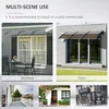 Outsunny Schutzüberdachung 303 x 96 x 27 cm Produktbild-Vorschau 6