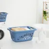 Rotho Blumen Wäschekorb 25l Horizontblau Produktbild-Vorschau 11