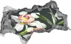 Selbstklebender Loch-3D-Aufkleber 95x73 cm Blumenmuster Produktbild-Vorschau 1