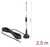DeLOCK 89613, Draußen, Schwarz, Mono, 2,5 m, 900 - 1800 Produktbild-Vorschau 2