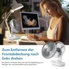 Kleiner Tischventilator für Schlafzimmer, 4000 mAh Akku, Produktbild-Vorschau 6