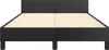 Rama Łóżka Z Zagłówkiem, Czarna, 120X200 Cm, Sztuczna Skóra Podgląd zdjęcia produktu 4