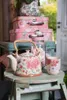 Clayre & Eef Théière avec filtre 700 ml Beige Rose Voir les images du produit 3