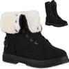 VAN HILL Damen Warm Gefütterte Sneaker High Bequeme Produktbild-Vorschau 1