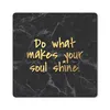 MuchoWow® Mauspad Mousepad Zitate - Glänzen - Gold - Marmor Produktbild-Vorschau 1