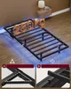 Rám postele VASAGLE 90 x 200 cm s LED osvětlením, portem Náhled obrázku produktu 7