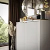 CORTADO GOLD Hochkommode K104 zweitürig weiß Produktbild-Vorschau 3