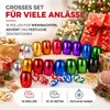 18x Kräuselband je 20 Meter - buntes Geschenkband & Produktbild-Vorschau 8