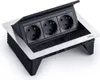 EVOline FlipTop Push Multiprise VDE 3x, escamotable / Prise Voir les images du produit 1