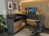 ULWEHOME Eck-Computertisch 120 x 50 cm, Schubladen, Produktbild-Vorschau 1