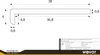 Trittstufen PVC-Deckschicht Graue Eiche 130 x 38 cm Produktbild-Vorschau 3