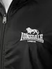 A close-up of a black jacket with a Lonsdale London logo embroidered on it. Anteprima dell’immagine prodotto