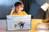 MuchoWow® Laptop Aufkleber Sticker Cover Huskys ziehen Produktbild-Vorschau 3