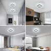 Lampa Sufitowa Led Plafon Czarny Kwadratowa Nowoczesna 24W Podgląd zdjęcia produktu 10