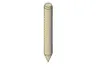 A 3D rendering of a wooden stake with a pointed end and a flat top. Produktbild-Vorschau