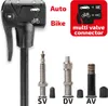 HEYNER® Nožná pumpa Dvojvalcová pumpa na bicykel Vzduchová Náhľad obrázku produktu 8
